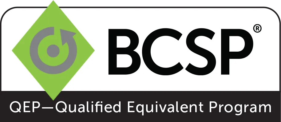 BCSP Qualified Equivalent Program (QEP) badge